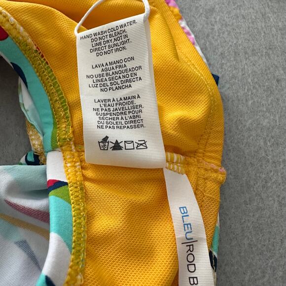 Bleu Rod Beattie Beachy Keen Tropical Bikini Swim Bottom Womens Sz 12 - Picture 6 of 8